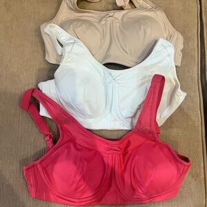3 Athleta Glory Bras 32C